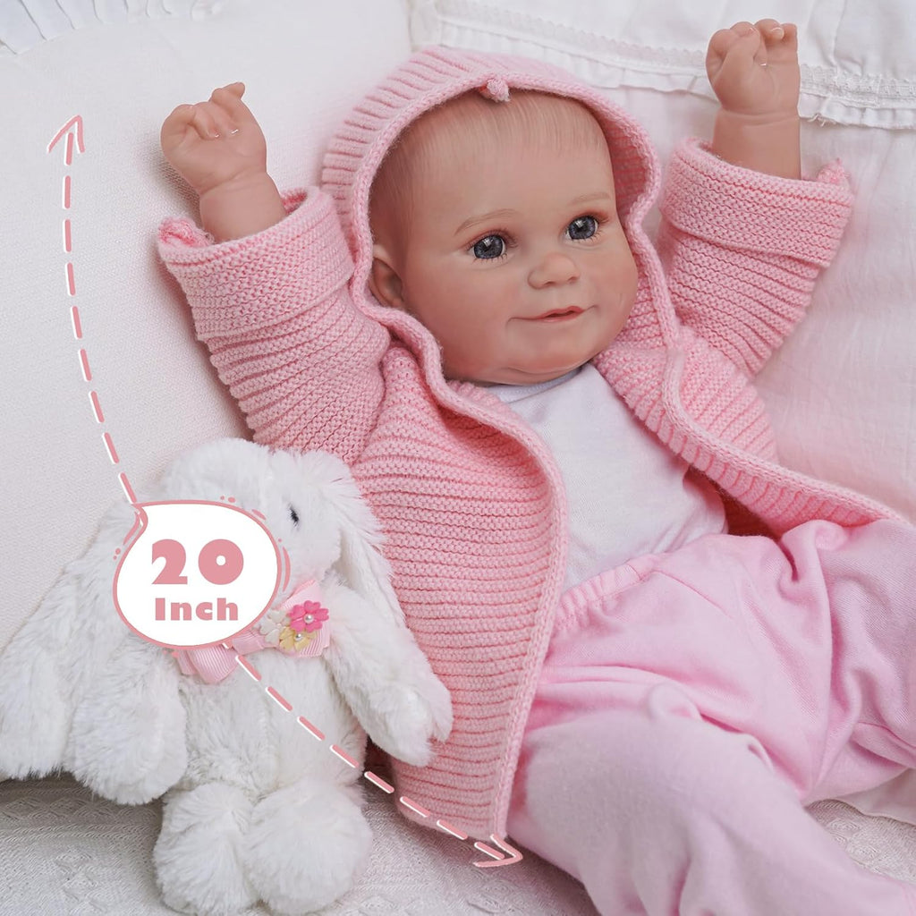 20 Inches Soft Body Realistic Reborn Baby Doll N3737