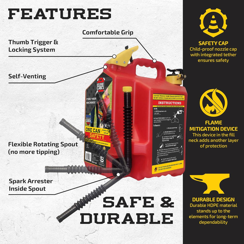 5 Gallon Safety Storage Can Y3089