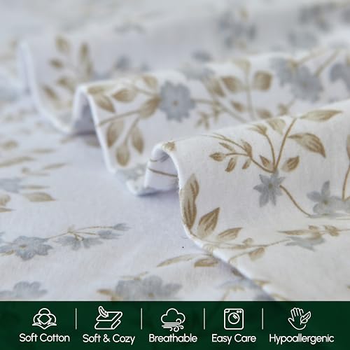 4-Piece 100% Turkish Cotton Flannel Sheet Set Queen K719719