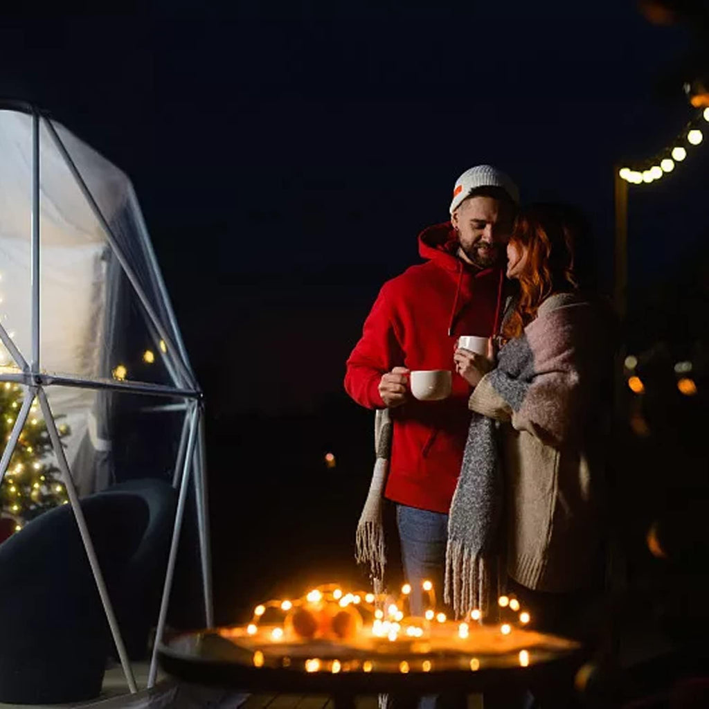 12ft Clear Geodesic Dome Tent A359