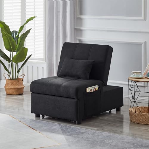3-in-1 Adjustable Linen Sofa Bed D738581
