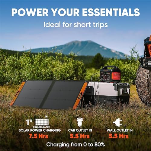 518Wh Portable Lithium Power Station with 110V/500W AC Outlet W49115