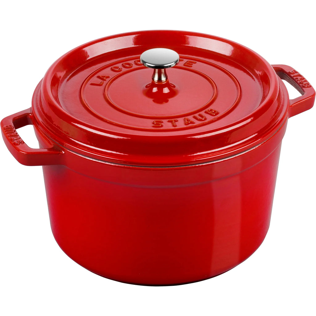 Cast Iron Dutch Oven 5-qt Tall Cocotte, Cherry I81762