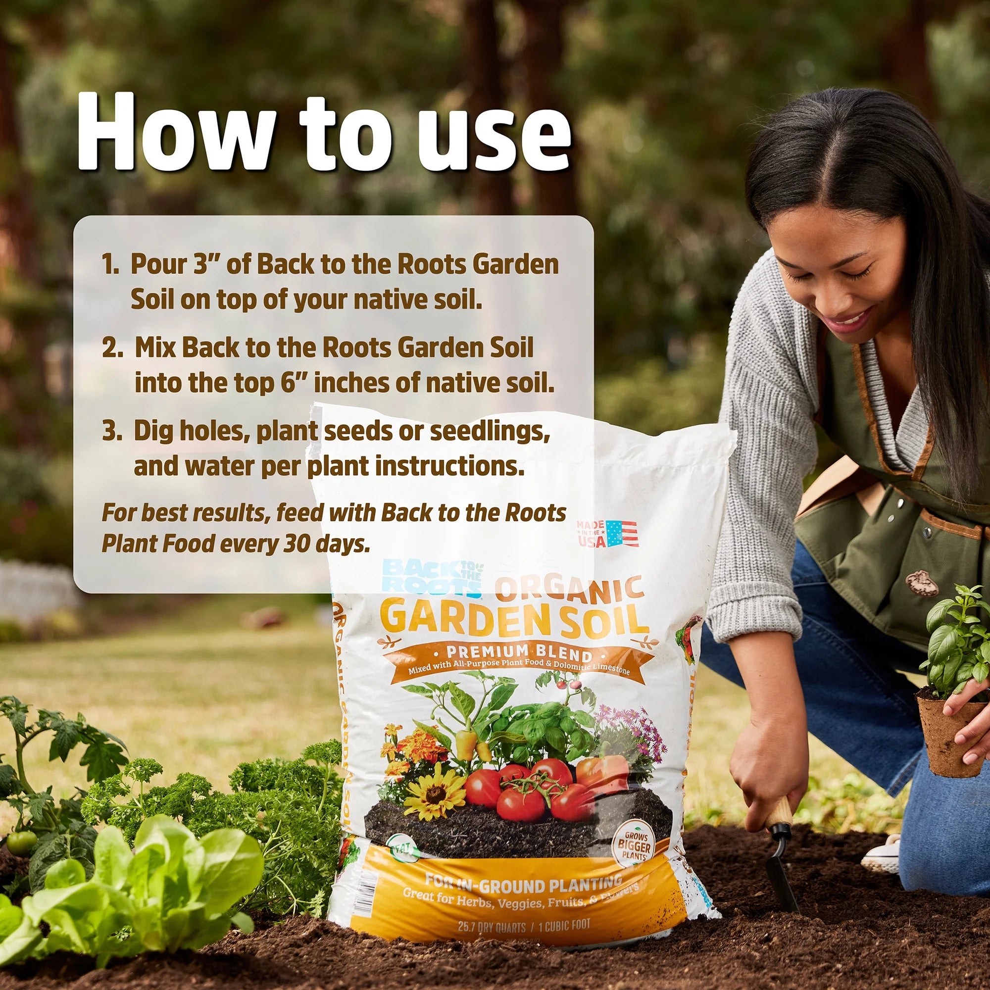 60 1 cu. ft. Bags Organic Garden Soil W71139