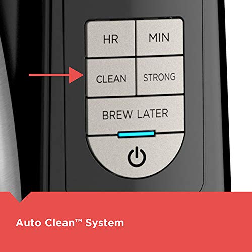 12 Cup Thermal Programmable Coffee Maker, Black/Steel J90664