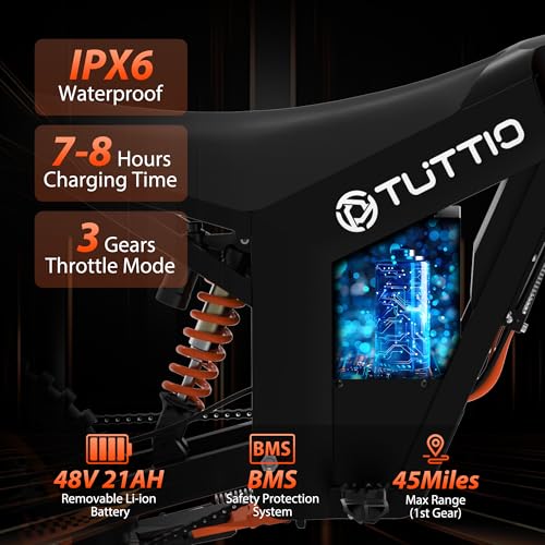 14"/12" Fat Tire 2000W Electric Dirt Bike with 48V 21AH Battery K217596