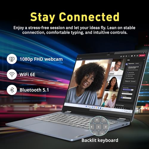 11.6" HD Touchscreen Chromebook, 2-in-1 Laptop, 4GB LPDDR3, 64GB eMMC, Blue R319690