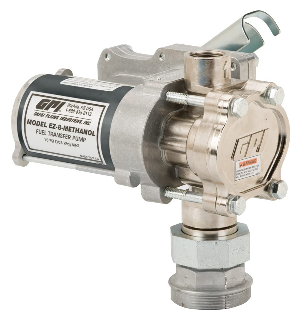 12v 8 GPM Fuel Transfer Pump with Manual Shut-Off Nozzle I959431