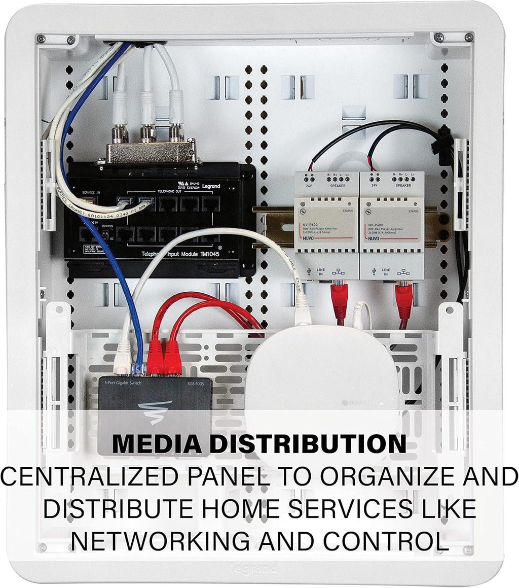 Structured Media Enclosure, 17 Inches, White H152