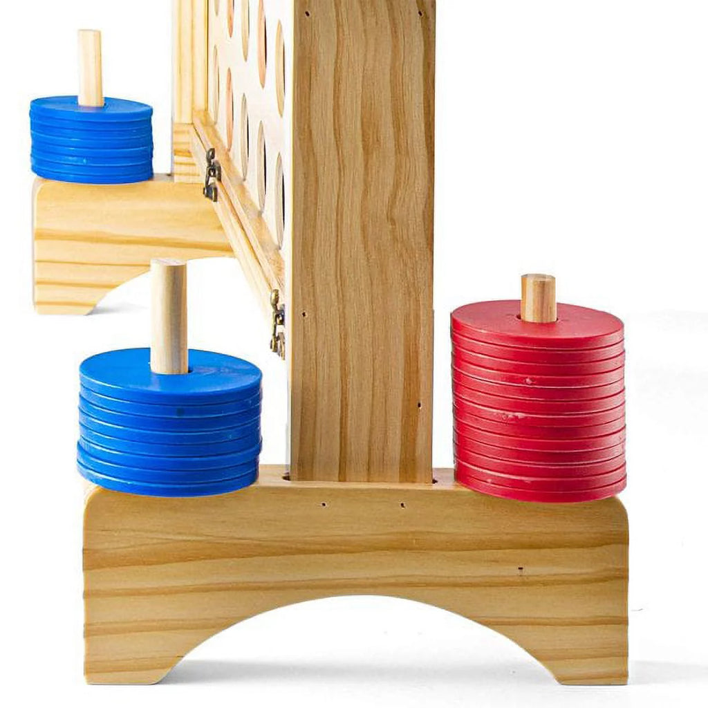 Giant Connect 4 Game Wooden Family Game N77706