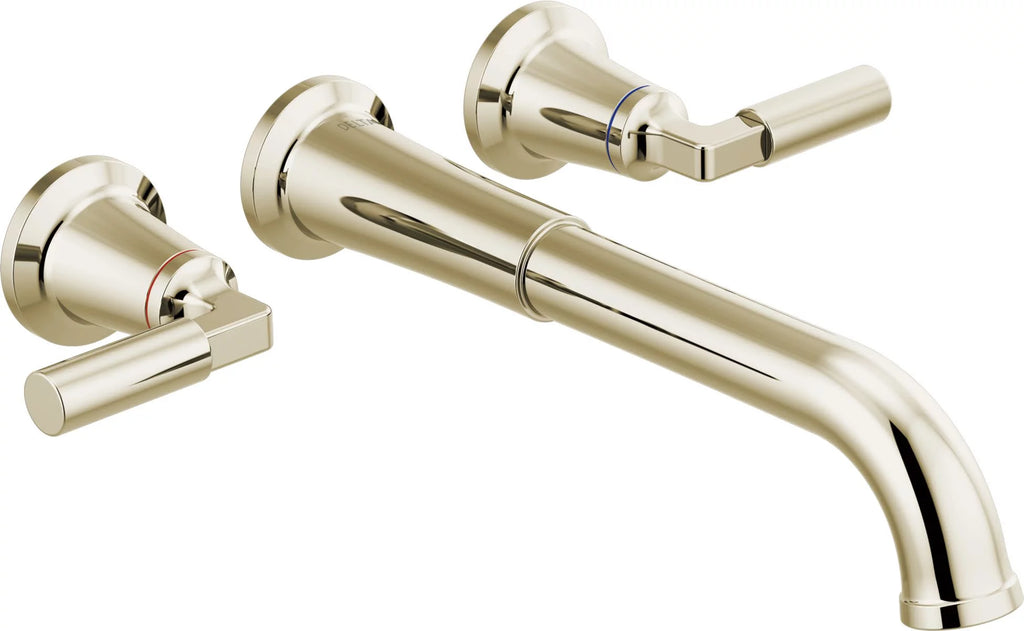 Double Handle Wall Mounted Tub Filler Trim - Nickel S921736