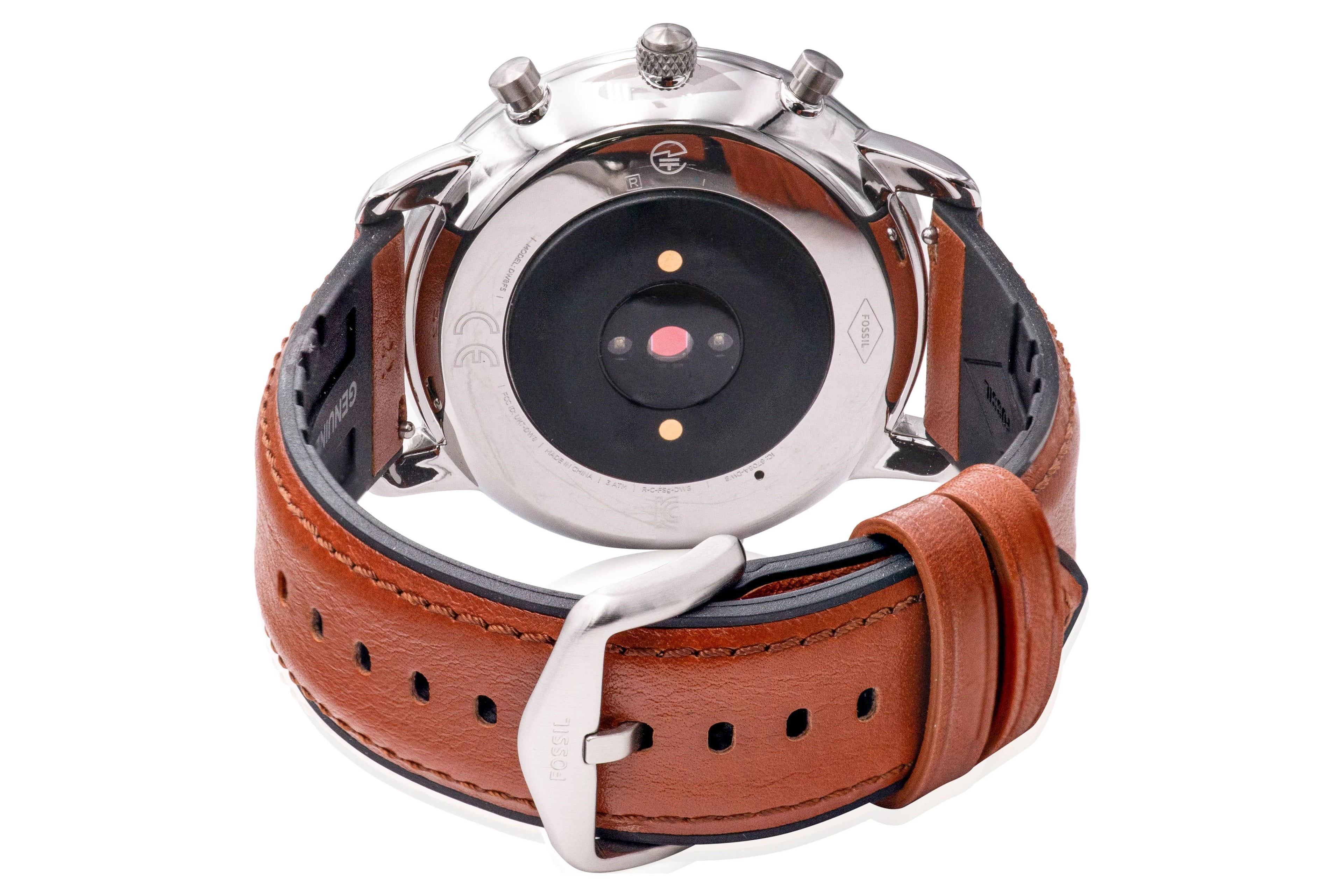 Hybrid Smartwatch HR Neutra Brown Leather W87027