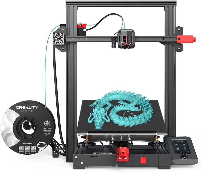 FDM 3D Printer with CR Touch Automatic Leveling Dual Z-axis 32-bit Silent Mainboard F9089