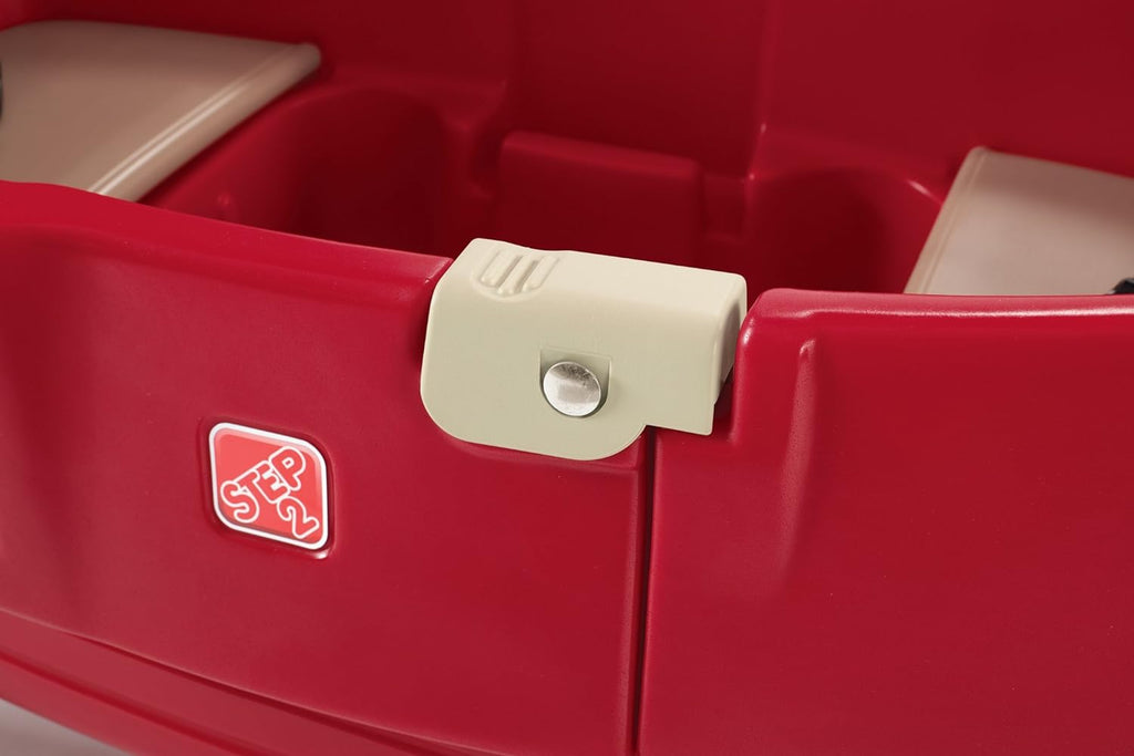 All Around Wagon with Whisper Wheels, Contoured Seats, Seat Belts, Cup and Snack Holders, Storage, Foldable Handle W635