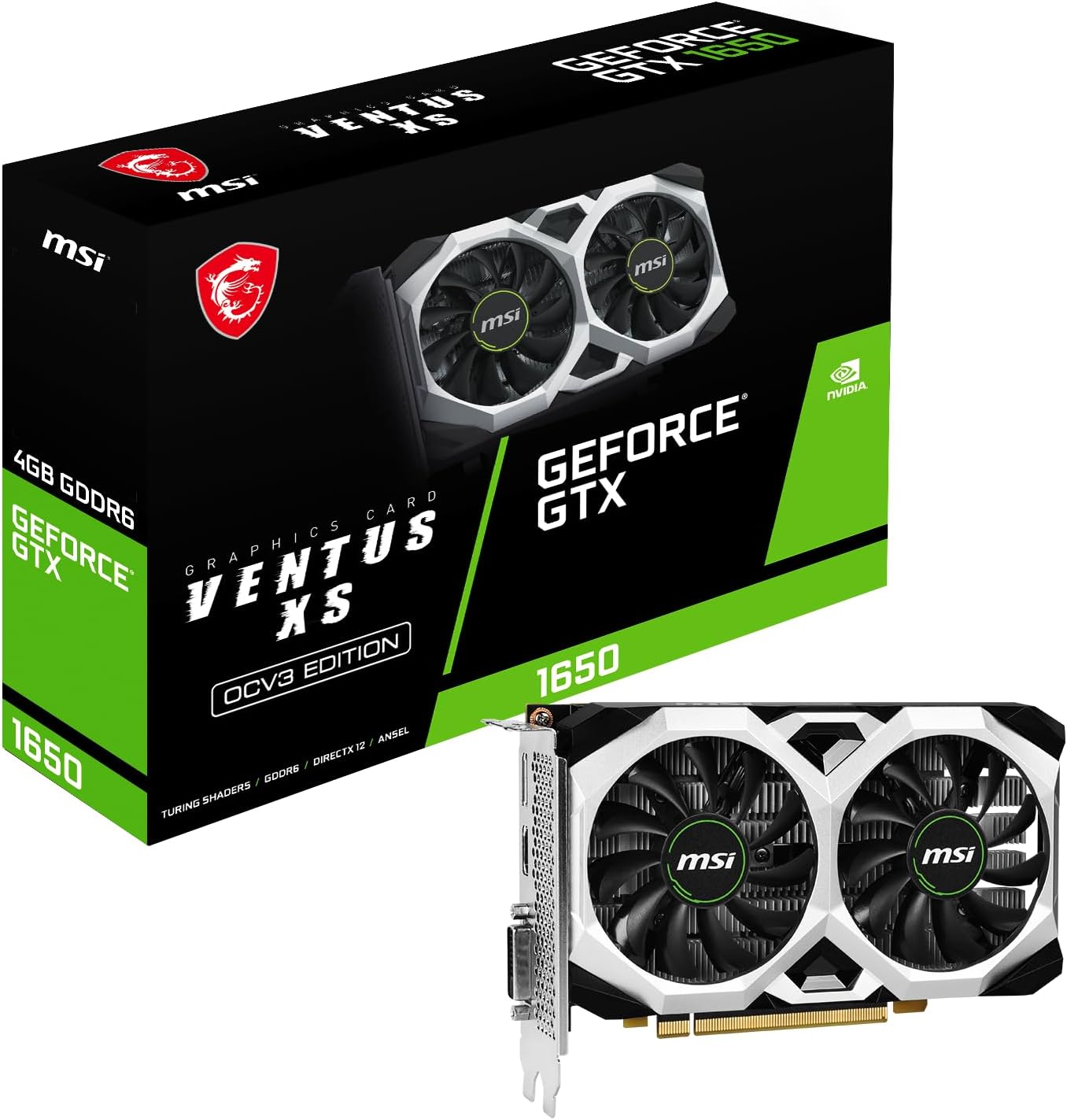 4GB GDRR6 GTX 1650 Graphics Card E707055