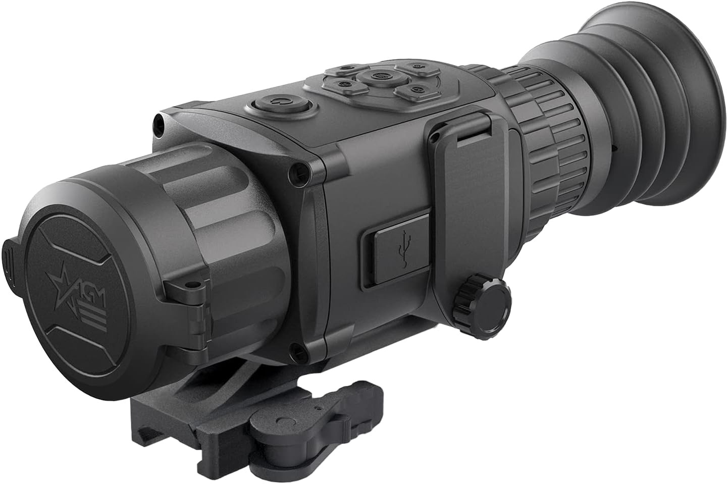 Black Thermal Imaging Rifle Scope 256x192 19 mm Lens W285