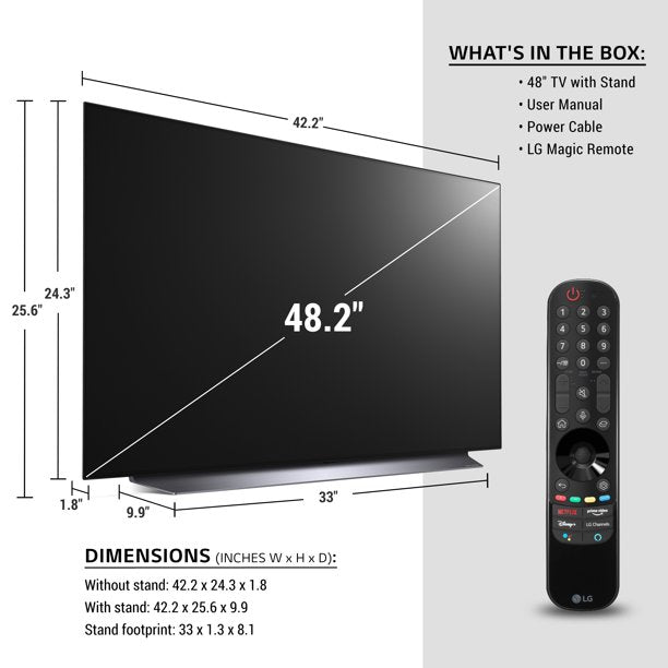 48 Class 4K UHD Smart TV OLED E65488