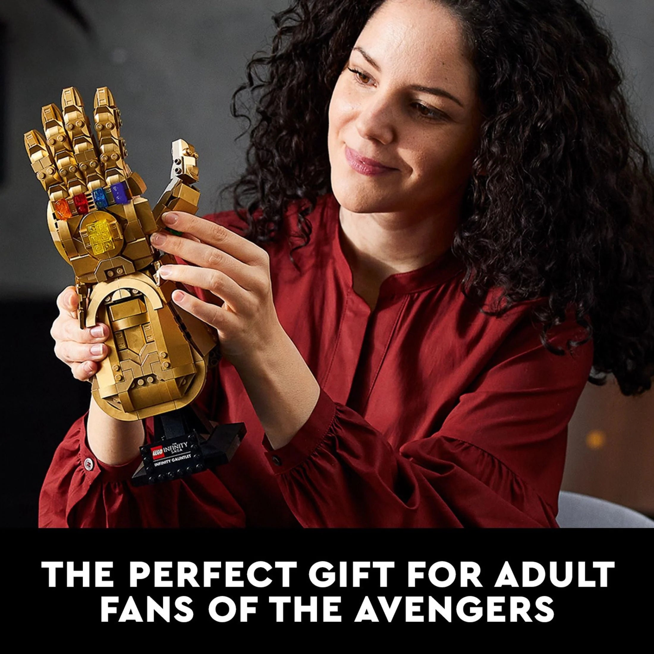 LEGO Marvel Infinity Gauntlet Set 76191, Thanos Glove with Infinity Stones, Collectible Adult Building Set F935289