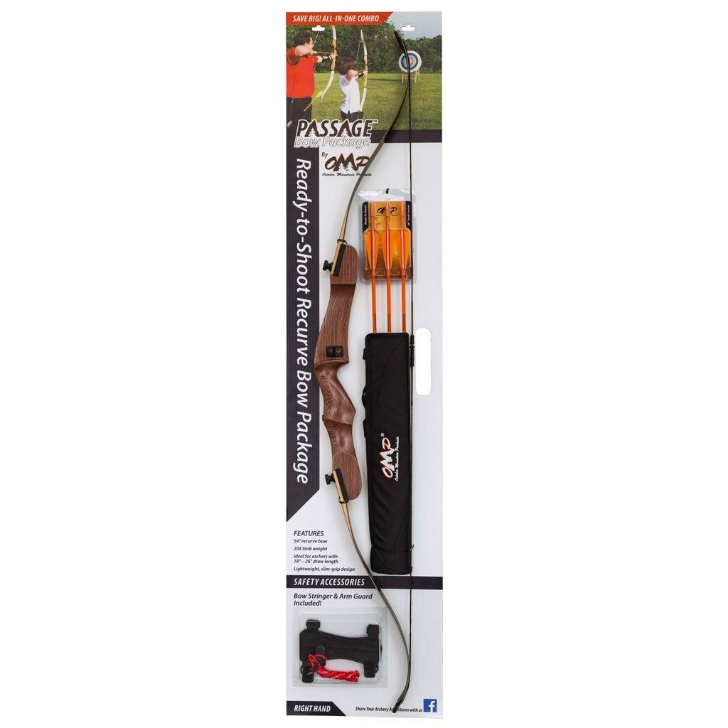 20-lb. 54x22 Recurve Bow Package J1296