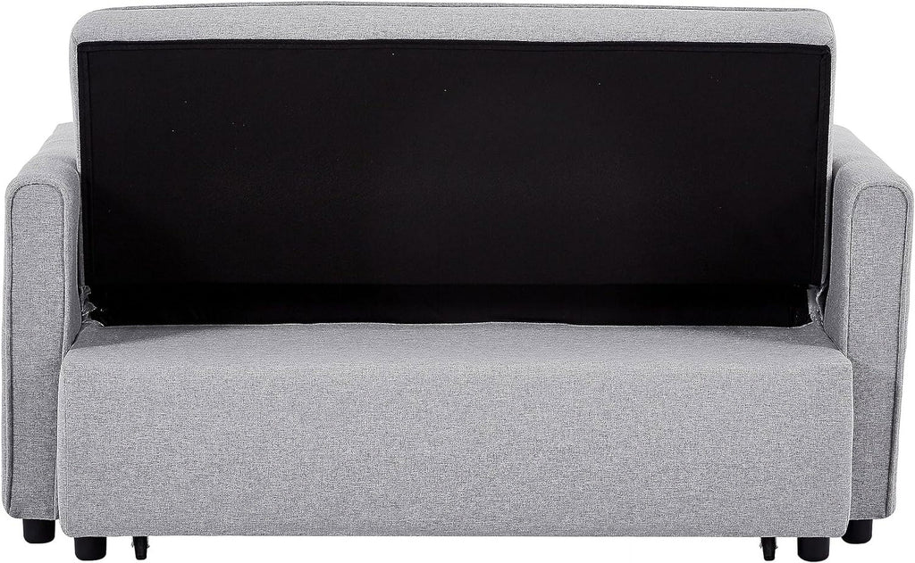 Small Sleeper Sofa Bed with 2 Lumbar Pillows B9905