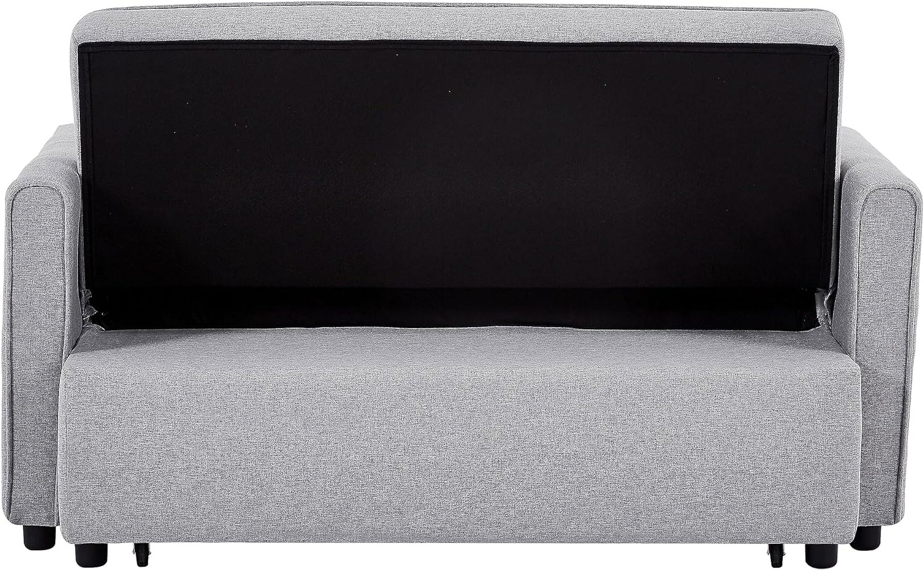 Small Sleeper Sofa Bed with 2 Lumbar Pillows B9905