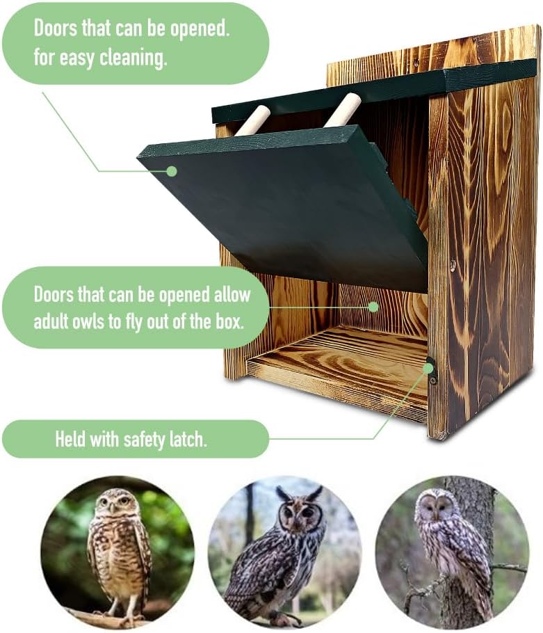 Owl House 100% Cedar Wood L327