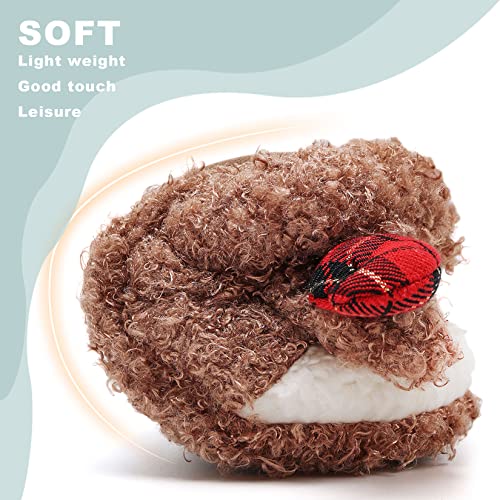 Cute Fuzzy Reindeer House Slippers Indoor Shoes H350338