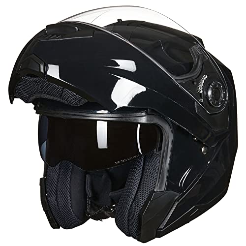 Modular Full Face Motorcycle Helmet with Dual Visor M9017