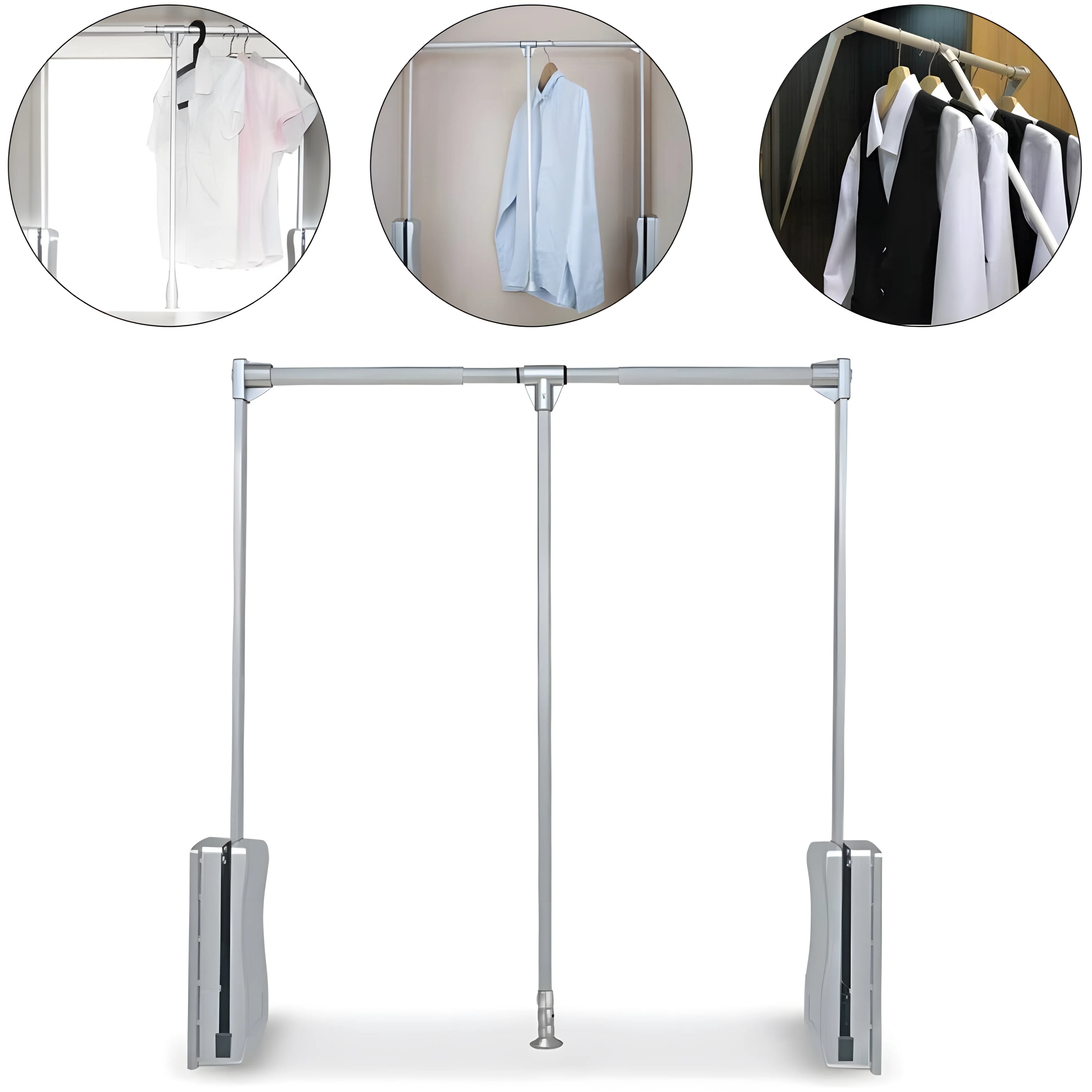 Adjustable 35-46.7 inch Heavy Duty Closet Rod R88779