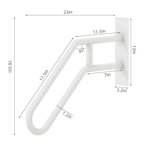 Heavy Duty Steel Handrail for Outdoor Steps Z611