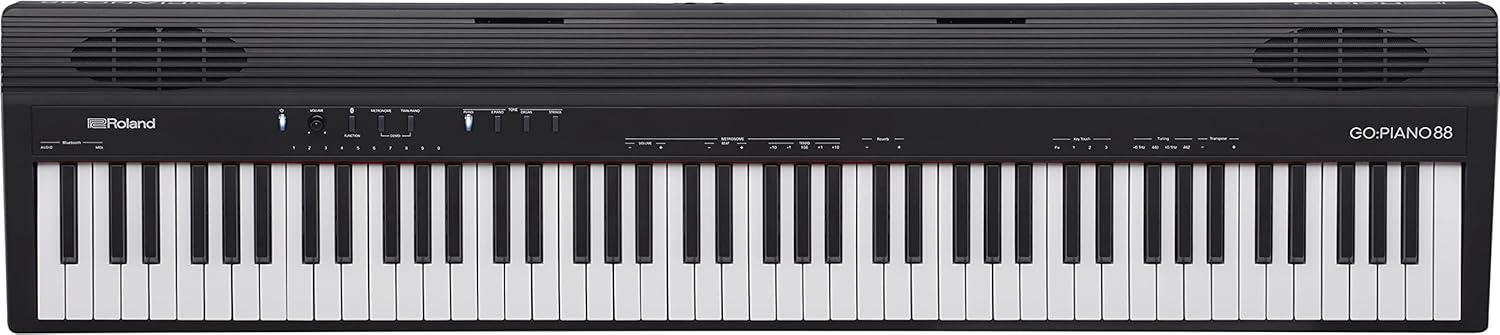 88-Key Full Size Portable Digital Piano Keyboard with Bluetooth Speakers E4906