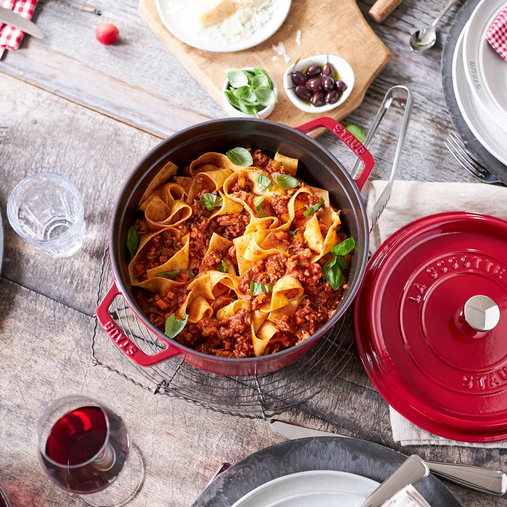 Cast Iron Dutch Oven 5-qt Tall Cocotte, Cherry I81762