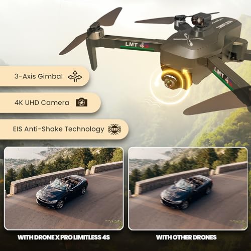 GPS 4K UHD Camera Drone with Obstacle Avoidance and 3-Axis Gimbal X368714