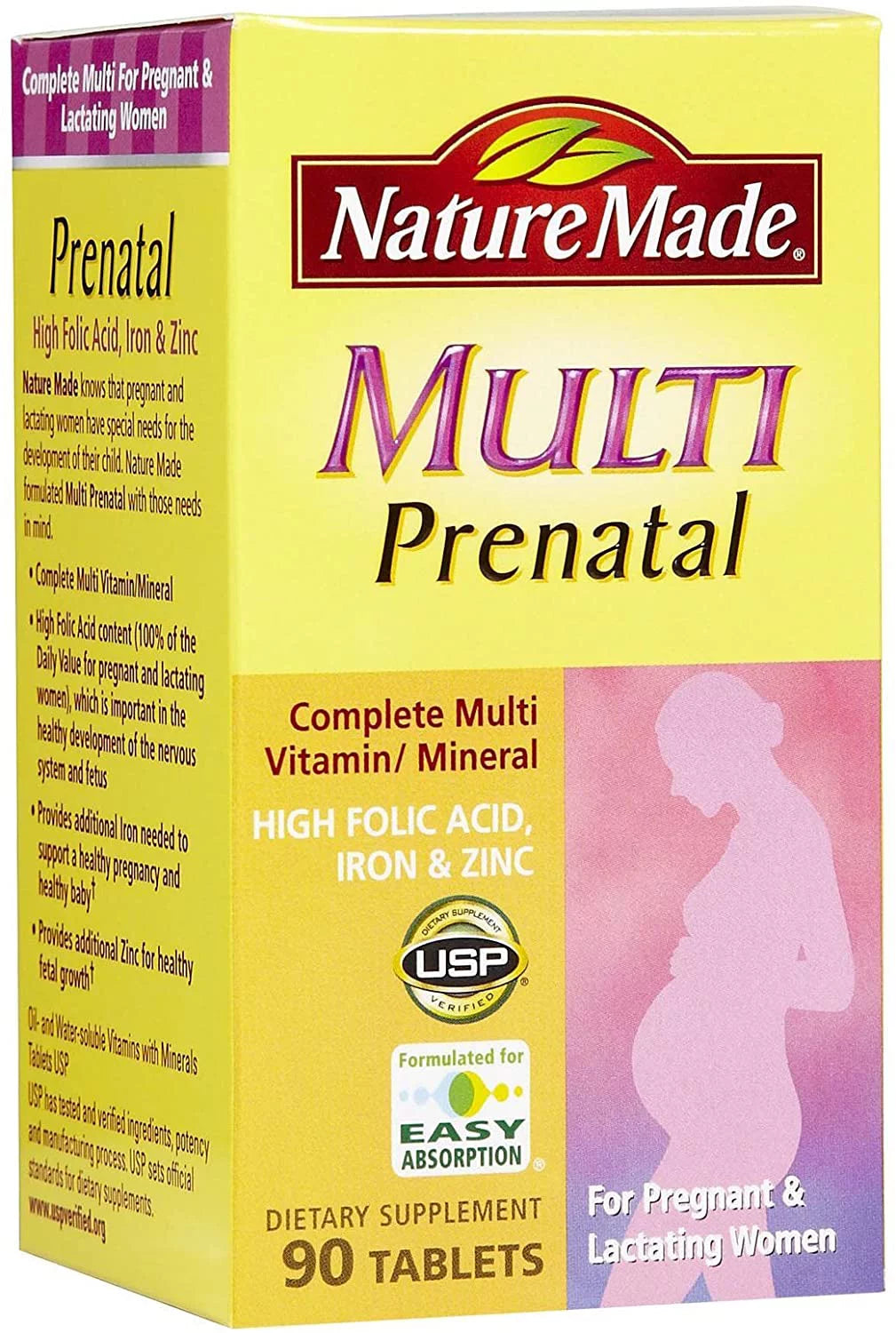90 Tablets Prenatal Multi Dietary Supplement (Pack of 2) X481257
