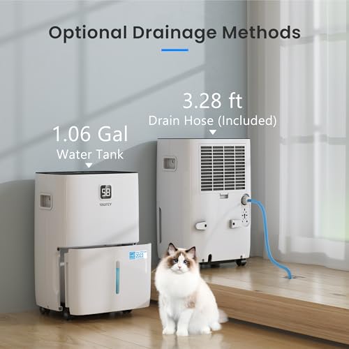 0.48 Gallon Dehumidifier with Auto or Manual Drainage C1517