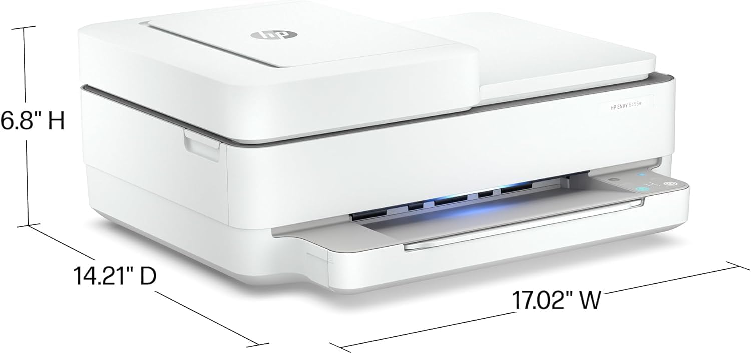White Wireless Color All-in-One Printer C45274