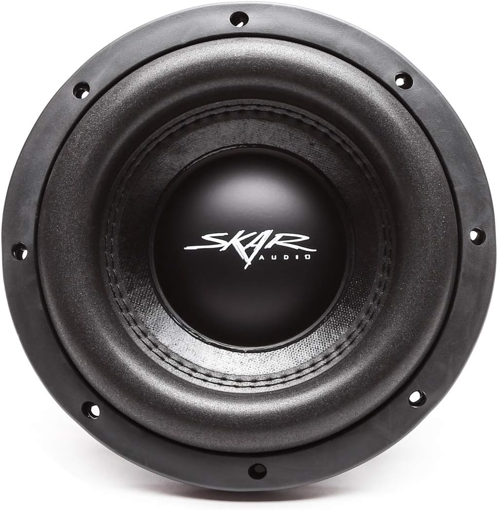 8 600W Dual 2 Ohm Shallow Mount Car Subwoofer M17047