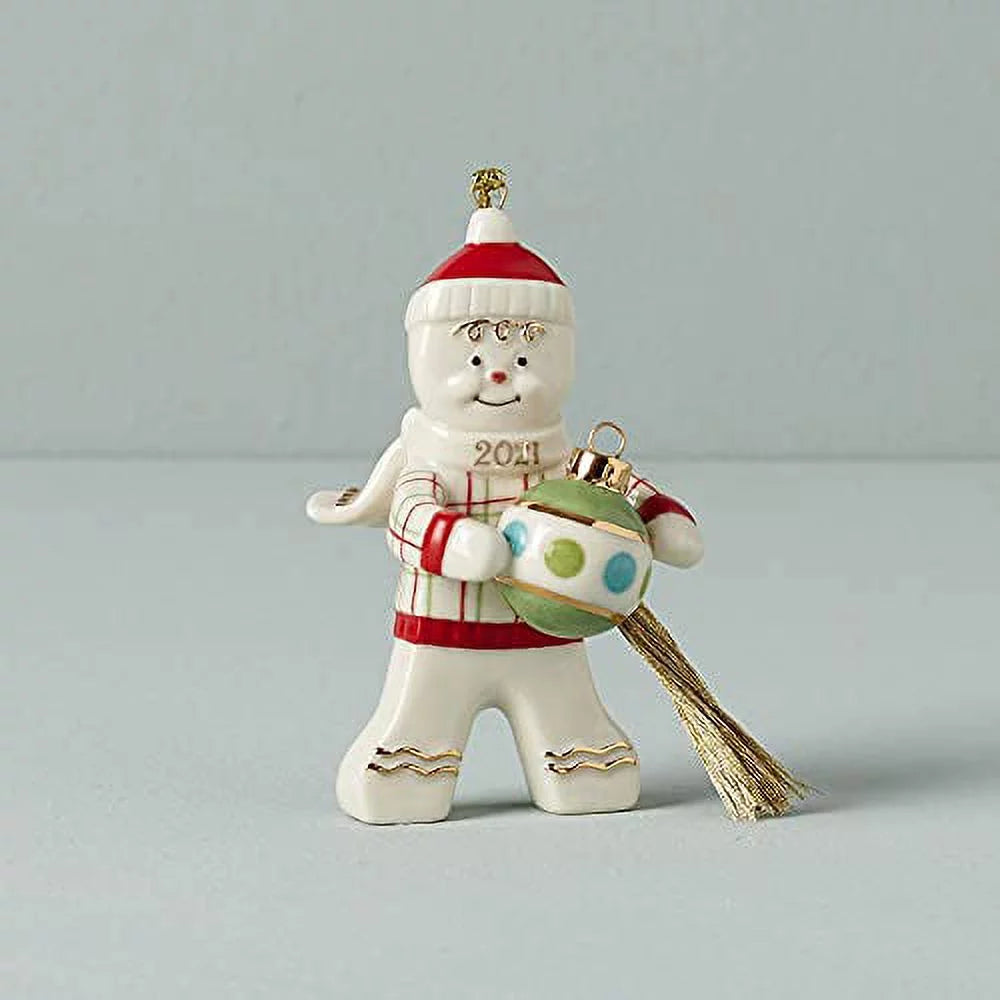 Ivory Gingerbread Ornament Z756771