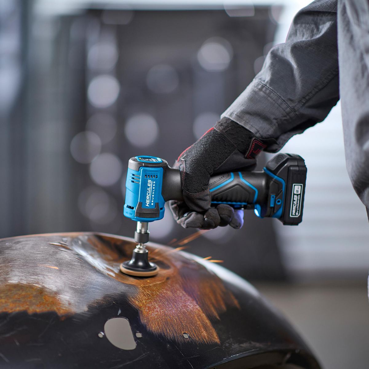 12V Brushless Cordless 1/4 in. Right Angle Die Grinder D6509