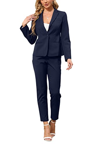 Slim Fit Blazer Pant Suits 2 Piece Business Suit Set U704