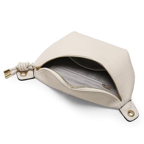 Genuine Leather Waist Packs with Chain Straps K53045
