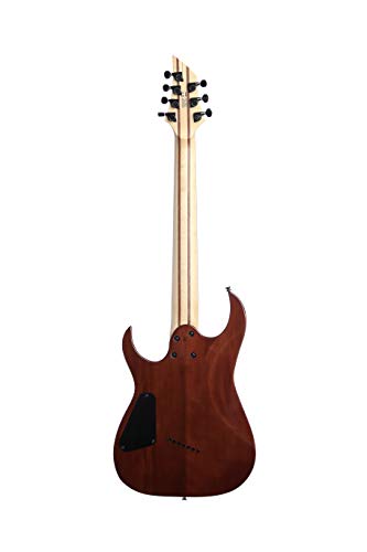 Trans Green 7 String Fanfret Electric Guitar T70889