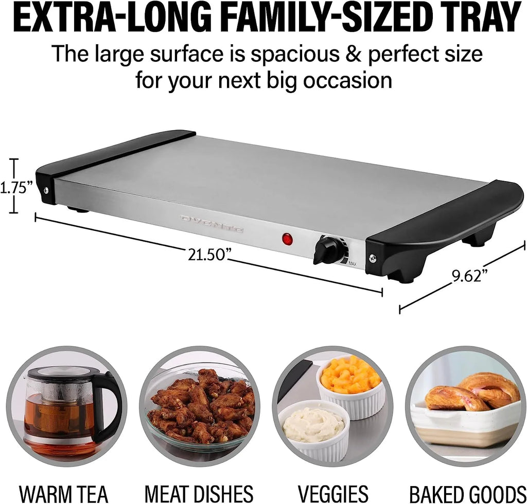 Silver Electric Warming Tray B5685
