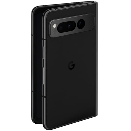 Obsidian 256 GB Foldable 5G Smartphone with Telephoto Lens and Ultrawide Lens H73791