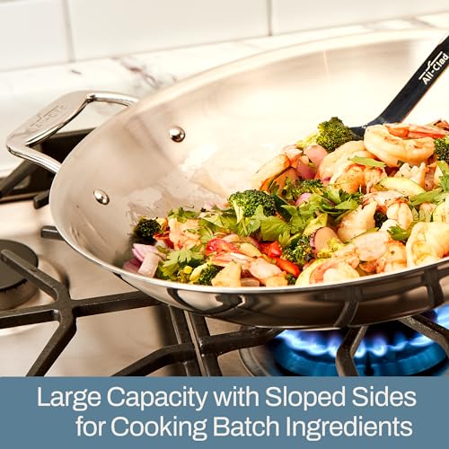 Stainless Steel 14-Inch Wok Y364