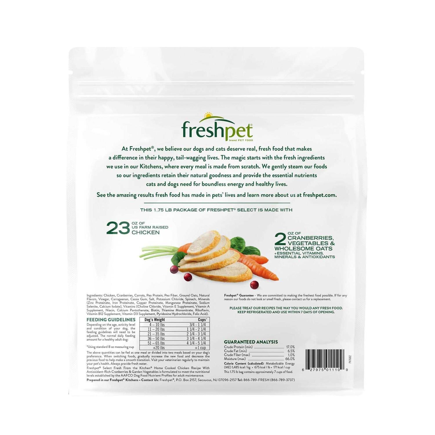 Fresh from the Kitchen Select Home Cooked Chicken Recipe Dog Food I1682
