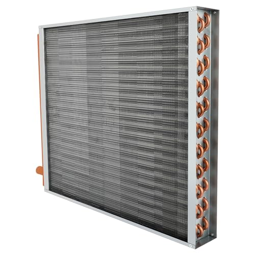 24x24 Water To Air Heat Exchanger with 1" Copper Ports Hot Water Coil Q698955