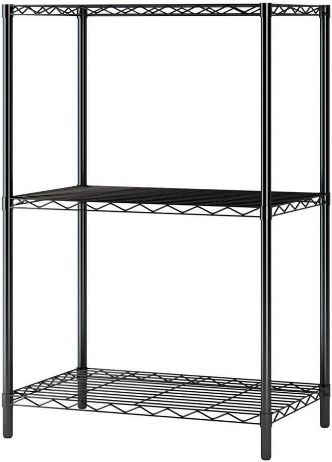 3-Shelf Heavy Duty Steel Wire Storage Shelving Unit I185711