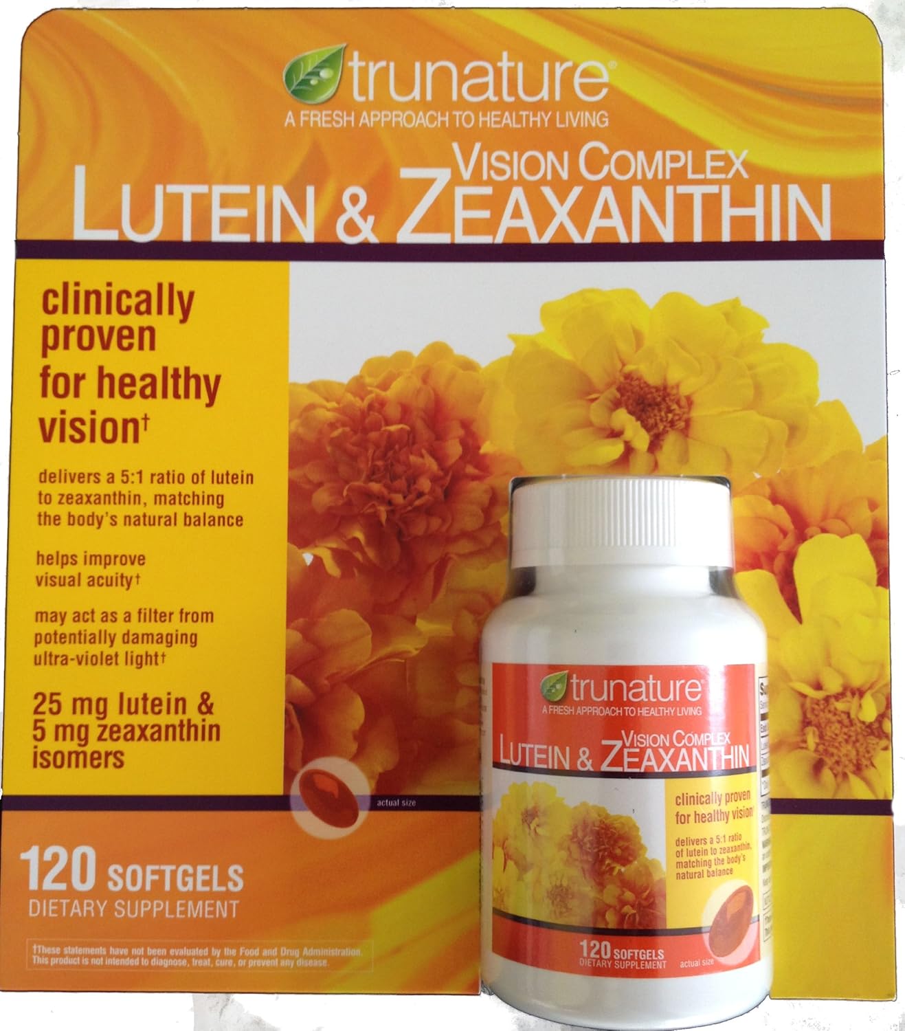 Lutein and Zeaxanthin Softgels, 120 Count R7213