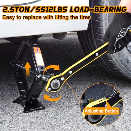 2 Ton Scissor Car Jack Kit with Lug Wrench I942471